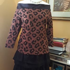 Over the shoulder blouse